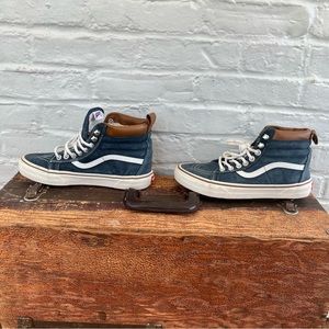 Vans Sk8-hi Dress Blue Shoes Size Size 8